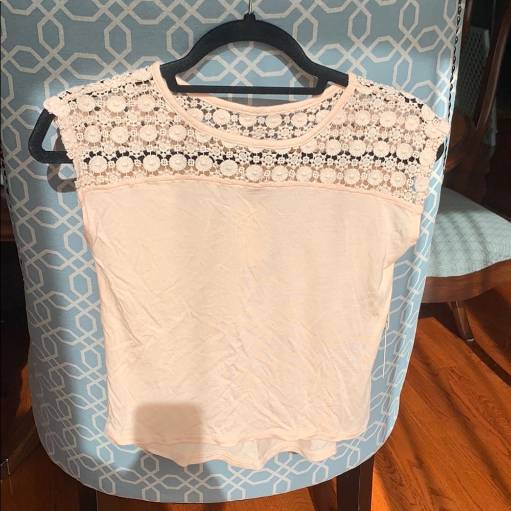 Forever21 Light Pink Flowy Shirt